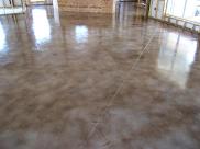 Acid Stained Concrete - Custom Scoring